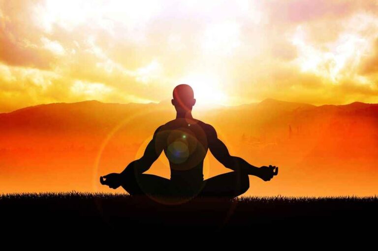 Practicing Yoga During A Solar Eclipse